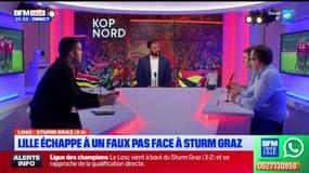 Ligue des champions: Lille échappe à un faux pas face à Sturm Graz