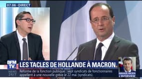 EDITO - "François Hollande est peut-être devenu le frondeur d'Emmanuel Macron"