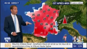 Une belle et chaude journée sur toute la France pour commencer la semaine