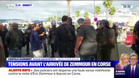 Vives tensions avant l'arrivée d'Éric Zemmour en Corse