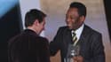 Pelé et Lionel Messi en 2012