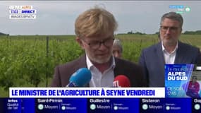 Alpes-de-Haute-Provence: le ministre de l'Agriculture attendu vendredi à Seyne-les-Alpes