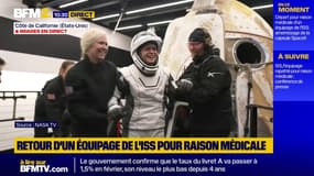 Rapatriement de l'équipage de l'ISS suite à un problème médical