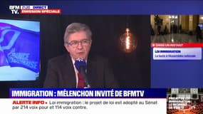 Jean-Luc Mélenchon (LFI): "Personne ne fera jamais repartir les personnes qui sont clandestines en France"