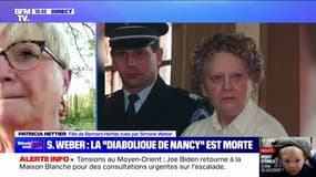 Mort de Simone Weber: "C'est une femme qui, toute sa vie, a semé la douleur", raconte Patricia Hettier, fille de sa victime