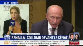 Gérard Collomb devant les sénateurs, sur l'affaire Benalla: "J'en découvre tous les jours"