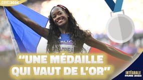 JO 2024 / 100m haies : "Cette médaille d’argent vaut de l’or", le magnifique discours de Samba-Mayela