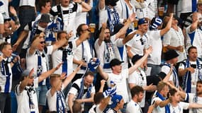 Les supporters finlandais en Russie lors de l'Euro