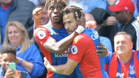 Wilfried Zaha et Yohan Cabaye (Crystal Palace)