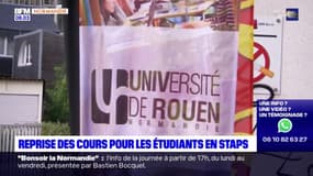 Université de Rouen: reprise des cours pour les étudiants en Staps