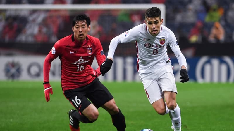Le Brésilien Oscar en Chine