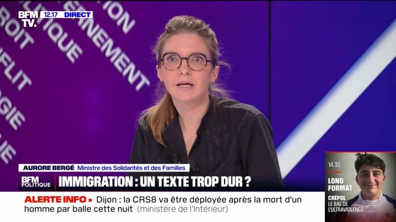 Loi immigration: Aurore Bergé 