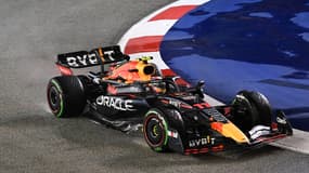 Sergio Perez lors du GP de Singapour, le 2 octobre 2022.
