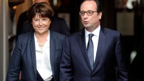 Martine Aubry et François Hollande