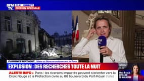 Explosion à Paris: "Une petite quinzaine d'immeubles où les habitants ne pourront pas rentrer chez eux", indique Florence Berthout, maire du Vème arrondissement