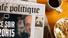 Le visuel diffusé par l'Elysée pour annoncer l'intervention télévisée de François Hollande, jeudi 28 mars 2013.