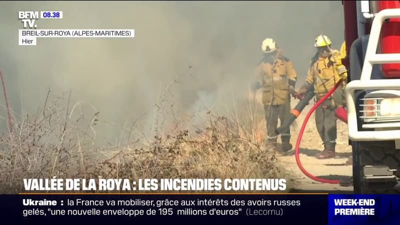 Les incendies dans la vallée de la Roya sont désormais contenus