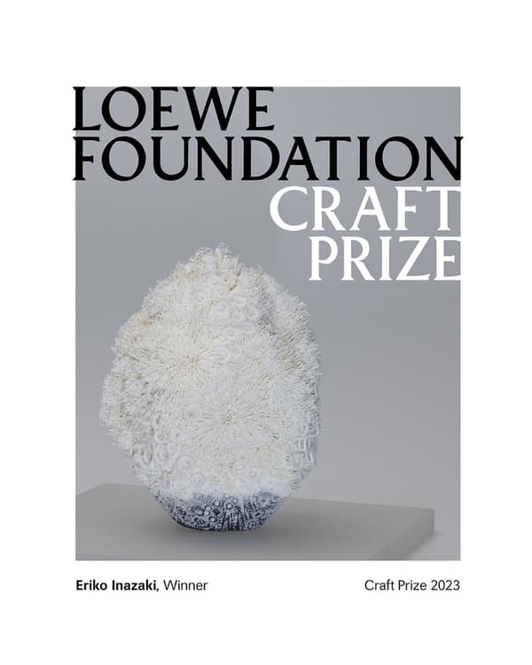 Eriko Inazaki, lauréate du Loewe Foundation Craft Prize 2023