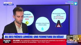 L'éclairage de BFM Lyon: l'avenue des Frères-Lumière en travaux