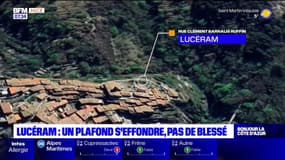 Alpes-Maritimes: le plafond d’une maison s’effondre à Luceram, aucun blessé