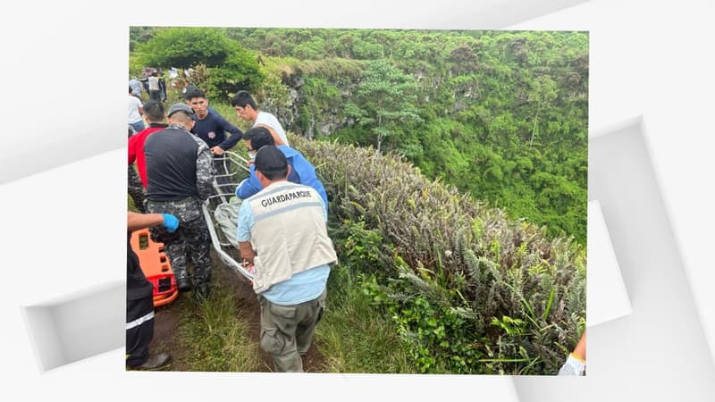 Équateur: l'enfant français tombé dans un cratère de 100 mètres de profondeur aux Galapagos est dans un état 