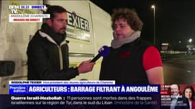 "On va sensibiliser les gens à consommer local": un barrage filtrant mis en place par les agriculteurs à Angoulême