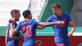 Marcos Llorente, Angel Correa et Kieran Trippier