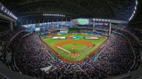 Le stade de la World Baseball Classic, en 2023, pour le match entre les Etats-Unis et le Japon, à Miami