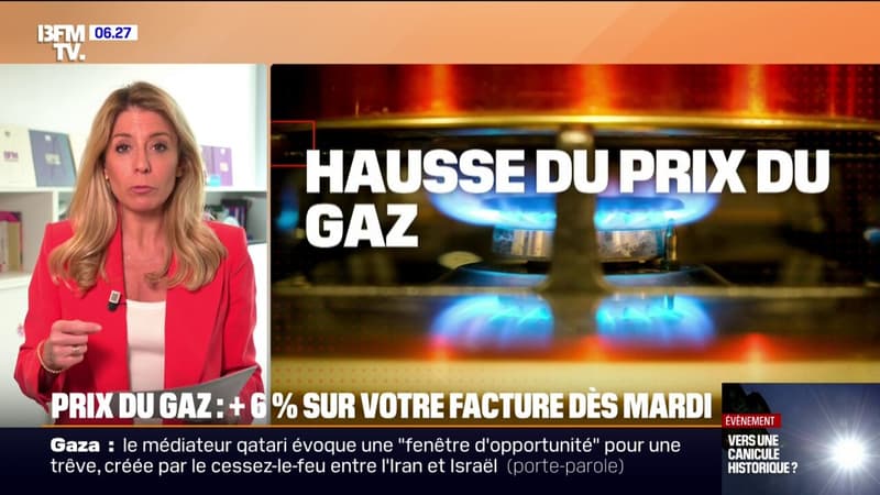 Prix du gaz: une hausse de 6% attendue dès ce mardi 1er juillet