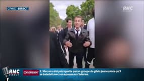Emmanuel Macron interpellé ce mardi alors qu’il se promenait dans le jardin des Tuileries
