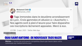 Quai St Antoine : de nouveaux tags nazis