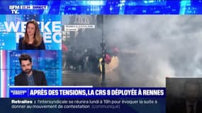 Après des tensions, la CRS 8 déployée à Rennes - 15/04