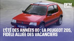  L'été des années 80 : la Peugeot 205, fidèle alliée des vacanciers 