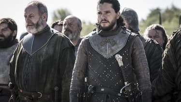 Liam Cunningham et Kit Harington