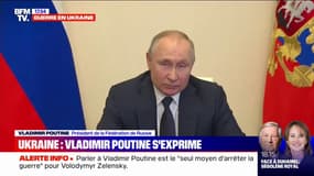 Vladimir Poutine: "L'Ukraine ne cède pas et continue malgré les morts et les citoyens civils tués"