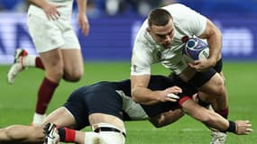 L'Anglais Ben Earl lors de la petite finale de la Coupe du monde de rugby Argentine-Angleterre, 27 octobre 2023