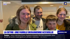 La Seyne-sur-Mer: arrivée d'une famille de réfugiés ukrainiens