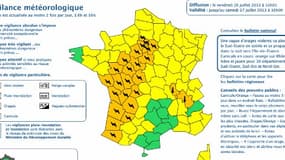 La vigilance orange pour les orages concerne 25 départements