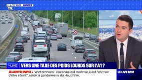 Le gouvernement veut mettre en place une taxe spécifique pour les poids lourds qui emprunterait l'autoroute A1