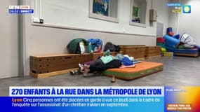 Grand Lyon : 270 enfants dormiraient actuellement à la rue