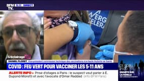 Vaccination des 5-11 ans: Daniel Floret précise que "c'est la tranche d'âge où l'incidence de la maladie est la plus forte" 