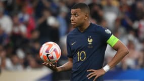 France-Grèce : le capitaine des Bleus Kylian Mbappé le 19 juin 2023