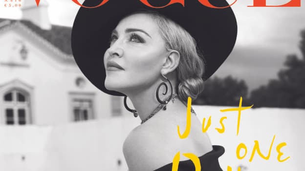 Madonne en couverture du Vogue Italia