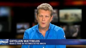 Ghyslain Wattrelos, mari et père de passagers français du vol MH370.