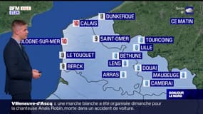 Météo Nord-Pas-de-Calais: un risque d'averses et des éclaircies, jusqu'à  14°C à Calais et à Lille