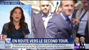 Présidentielle: la bataille pour le 2nd tour est lancée entre Emmanuel Macron et Marine Le Pen