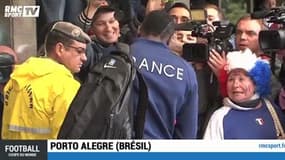 Football / L'équipe de France est à Porto Alegre - 14/06