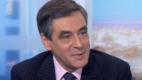 François Fillon sur le plateau du JT de France 2, le 18 décembre 2012