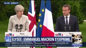 Attentats en Angleterre: "Nous avons été avec vous touchés, blessés", dit Macron à May