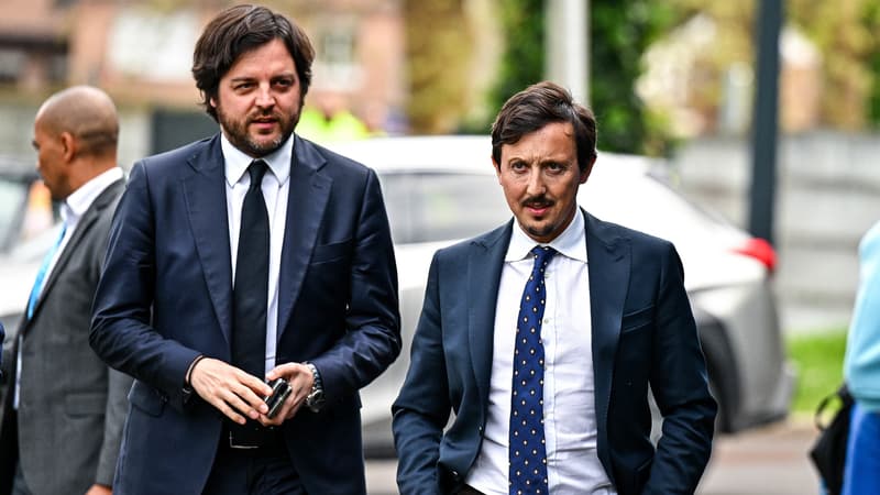 Javier Ribalta et Pablo Longoria en mai 2023